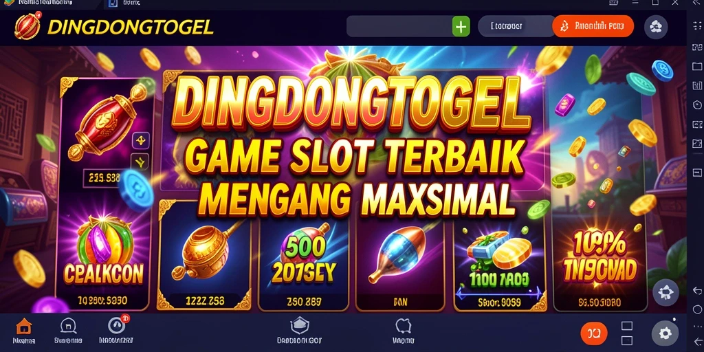 Tampilan gameplay DINGDONGTOGEL yang mengasyikkan saat bermain Slot.