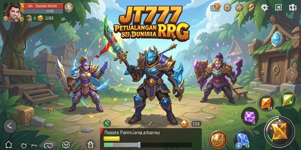 Gameplay seru JT777 di dunia RPG yang luas.