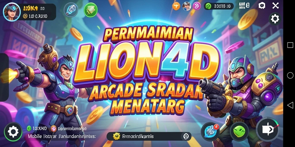 Screenshot gameplay menunjukkan keseruan dan tantangan dalam LION4D.