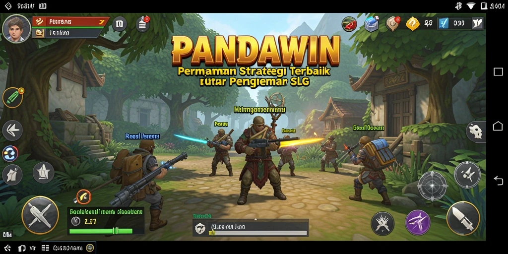 Tampilan gameplay seru dan strategis di PANDAWIN.