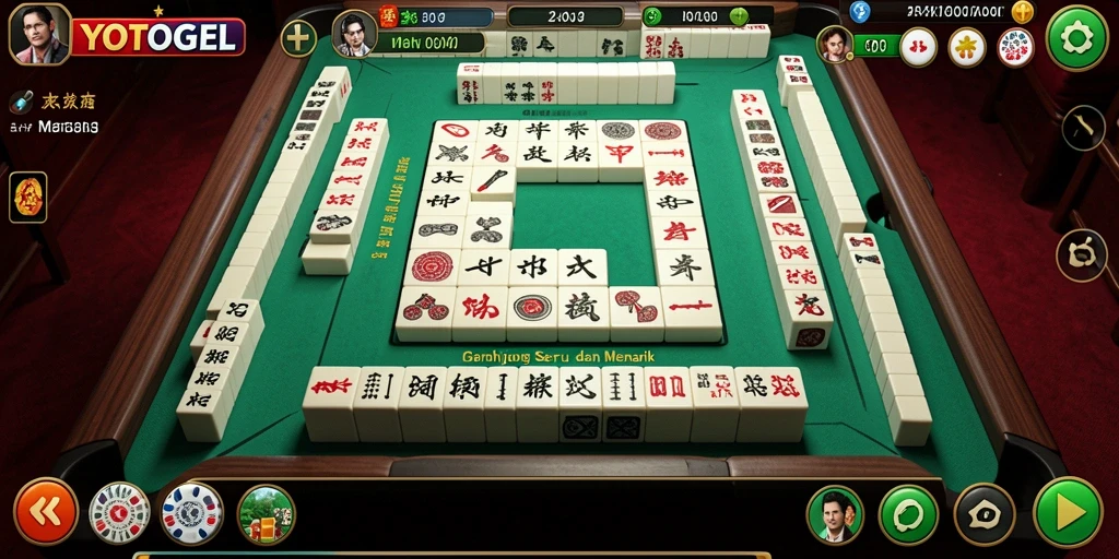 Screenshot gameplay YOTOGEL yang menunjukkan keseruan Mahjong.